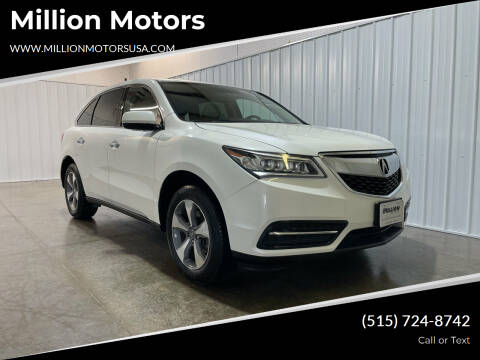 2015 Acura MDX for sale at Million Motors in Adel IA