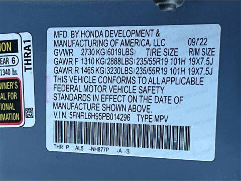 2023 Honda Odyssey Elite