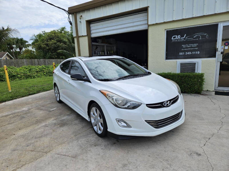 2013 Hyundai Elantra for sale at O & J Auto Sales in Royal Palm Beach FL