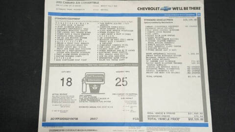 2002 Chevrolet Camaro Z28