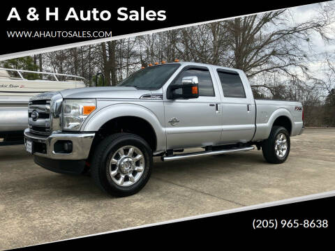 2015 Ford F-250 Super Duty for sale at A & H Auto Sales in Clanton AL