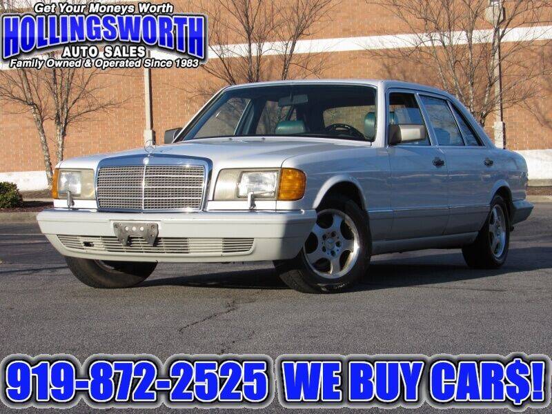 1990 Mercedes-Benz 350-Class for sale at Hollingsworth Auto Sales in Raleigh NC