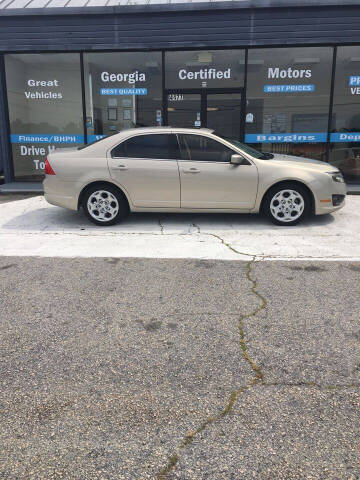 2010 Ford Fusion for sale at Georgia Certified Motors in Stockbridge GA