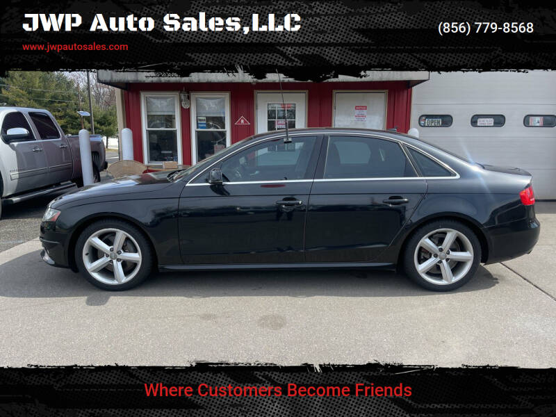 2012 Audi A4 for sale at JWP Auto Sales,LLC in Maple Shade NJ
