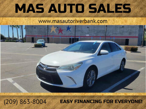 2015 Toyota Camry for sale at MAS AUTO SALES in Riverbank CA