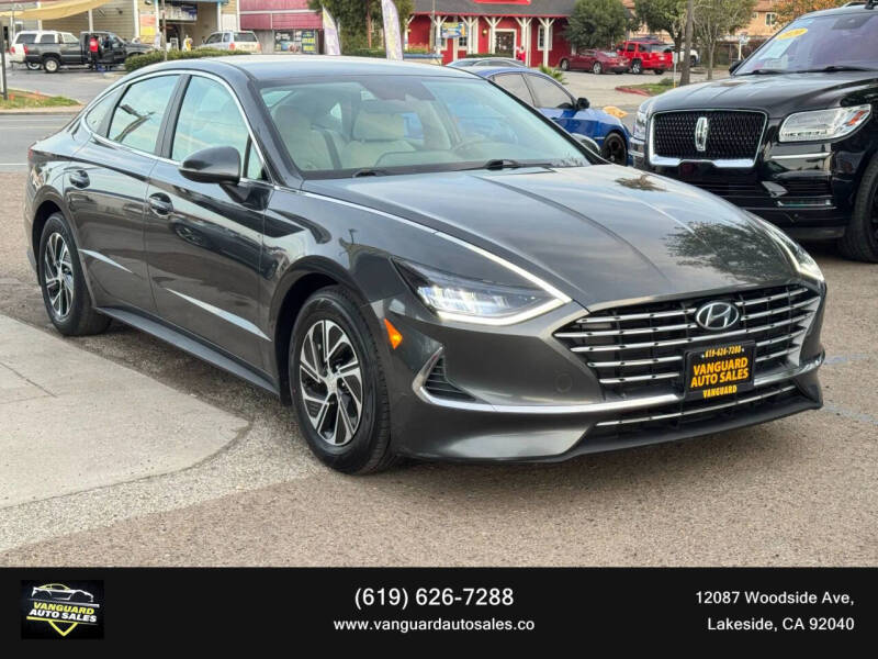 2021 Hyundai Sonata Hybrid Blue