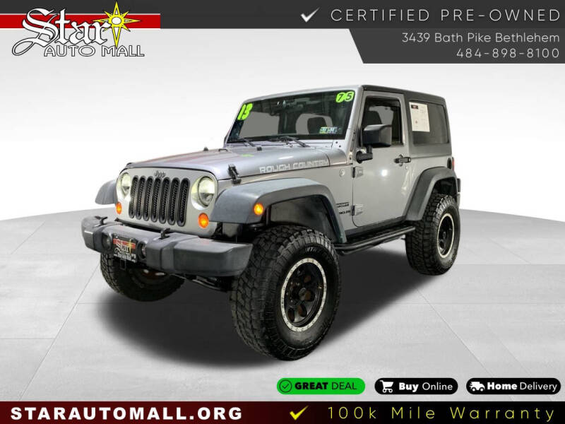 2013 Jeep Wrangler for sale at STAR AUTO MALL 512 in Bethlehem PA