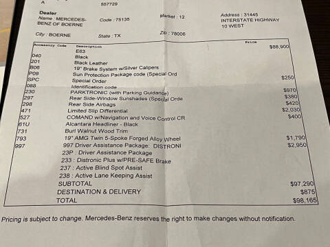 2012 Mercedes-Benz E-Class E 63 AMG