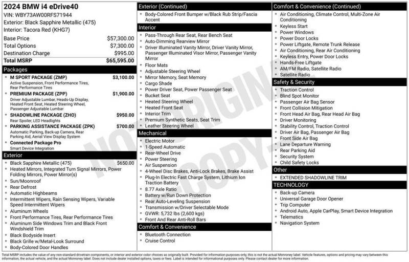 2024 BMW i4 eDrive40 Gran Coupe