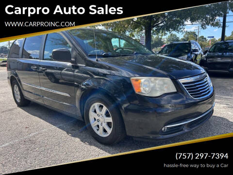 2011 Chrysler Town and Country for sale at Carpro Auto Sales in Chesapeake VA