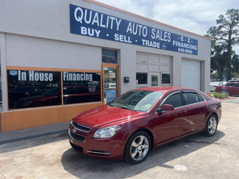 2010 Chevrolet Malibu for sale at QUALITY AUTO SALES OF FLORIDA in New Port Richey FL