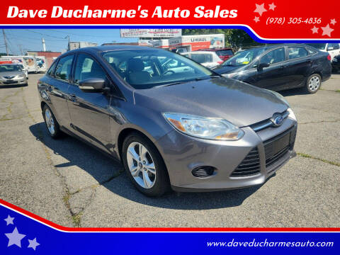 2013 Ford Focus for sale at Dave Ducharme's Auto Sales in Lowell MA