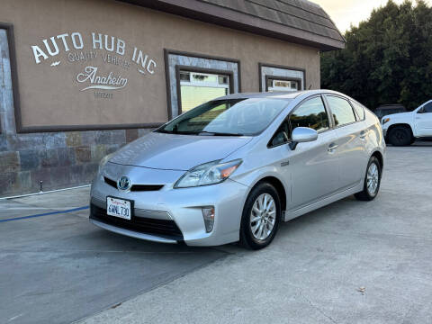 2012 Toyota Prius Plug-in Hybrid for sale at Auto Hub, Inc. in Anaheim CA