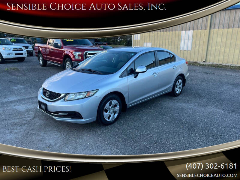 2013 Honda Civic for sale at Sensible Choice Auto Sales, Inc. in Longwood FL