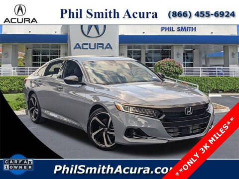 2021 Honda Accord for sale at PHIL SMITH AUTOMOTIVE GROUP - Phil Smith Acura in Pompano Beach FL