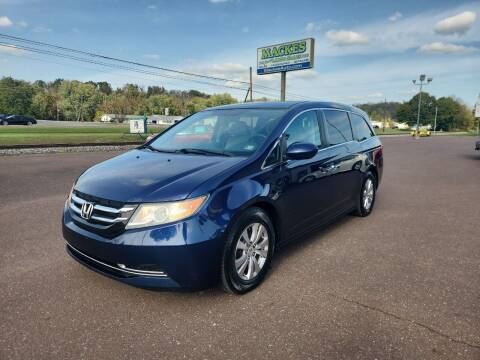 2016 Honda Odyssey for sale at Mackes Family Auto Sales LLC in Bloomsburg PA
