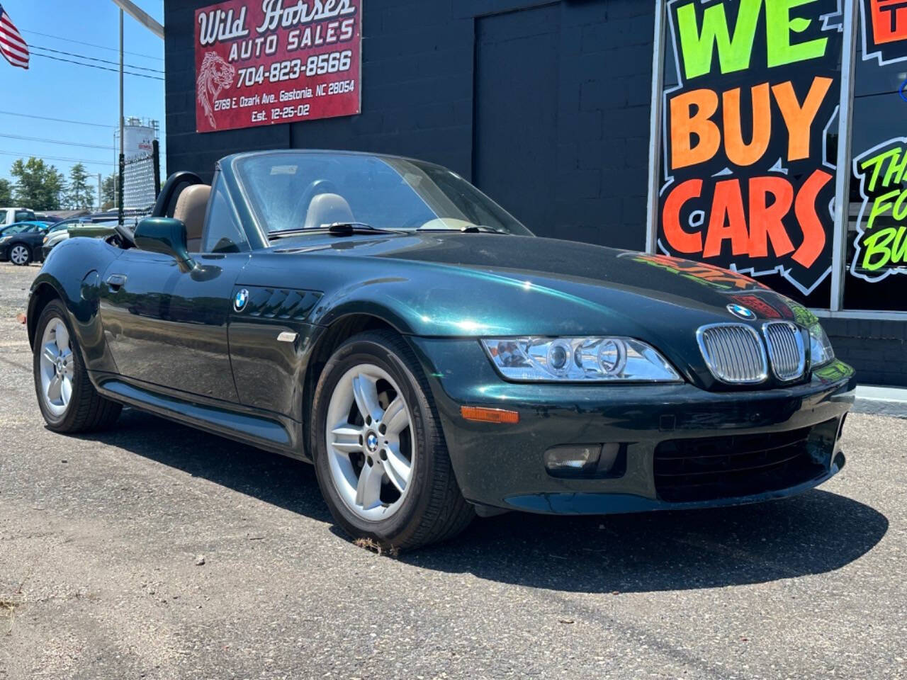 2001 BMW Z3 for sale at Wild Horses Auto Sales in Gastonia, NC