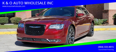 2018 Chrysler 300 for sale at K & O AUTO WHOLESALE INC in Jacksonville FL