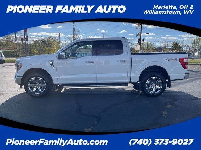 Used 2021 Ford F-150 Lariat with VIN 1FTFW1E51MKE18984 for sale in Williamstown, WV