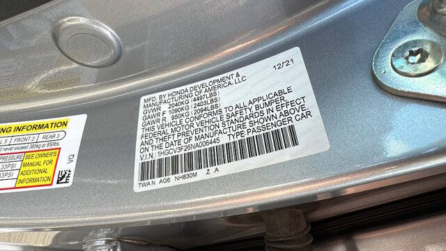 2022 Honda Accord Hybrid Sport