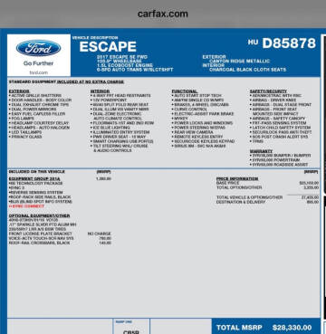 2017 Ford Escape SE