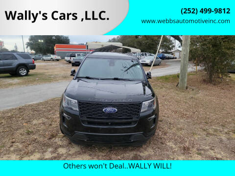 2018 Ford Explorer for sale at Wally's Cars ,LLC. in Morehead City NC