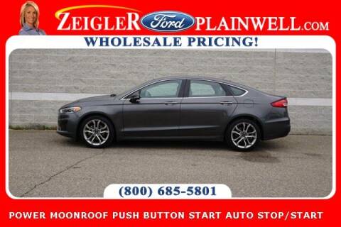 2019 Ford Fusion for sale at Harold Zeigler Ford - Jeff Bishop in Plainwell MI
