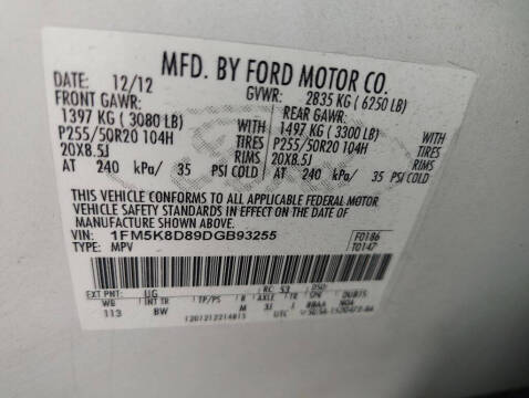 2013 Ford Explorer XLT