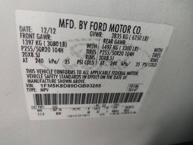 2013 Ford Explorer XLT