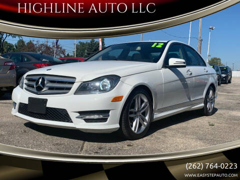 2012 Mercedes-Benz C-Class for sale at HIGHLINE AUTO LLC in Kenosha WI