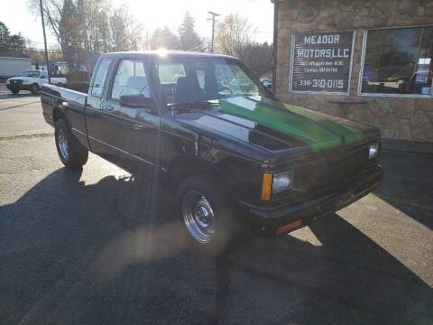 1987 Chevrolet S-10 for sale at Meador Motors LLC in Canton OH