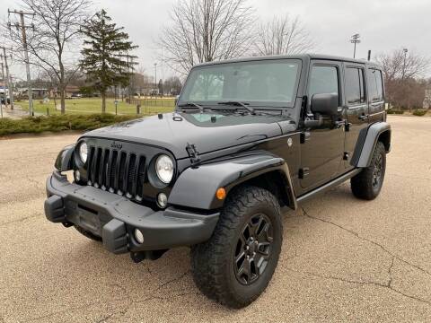 2016 Jeep Wrangler Unlimited for sale at London Motors in Arlington Heights IL