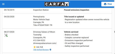 2016 Subaru Outback 2.5i Premium