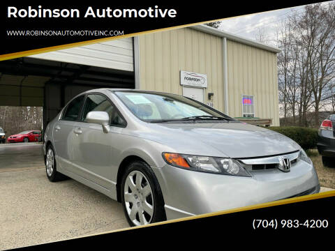 2008 Honda Civic for sale at Robinson Automotive in Albemarle NC