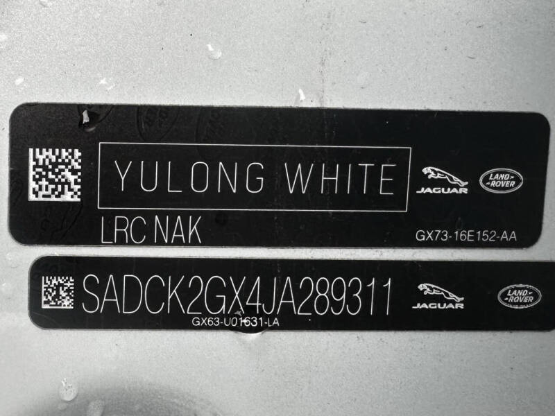 2018 Jaguar F-PACE 30t Prestige