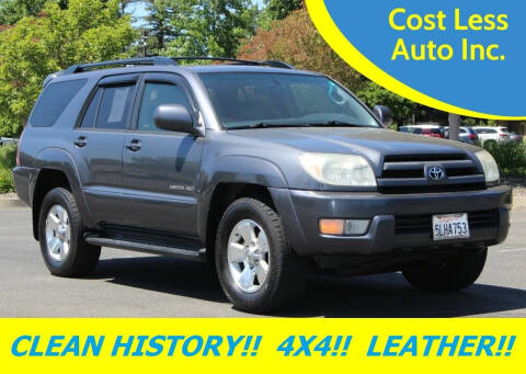2005 Toyota 4Runner for sale at Cost Less Auto Inc. in Rocklin CA