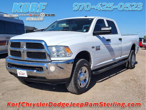 2018 RAM 2500 for sale at Tony Peckham @ Korf Motors in Sterling CO