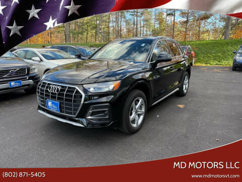 2021 Audi Q5 for sale at MD Motors LLC in Williston VT