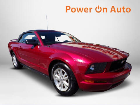 2007 Ford Mustang for sale at Power On Auto LLC in Monroe NC