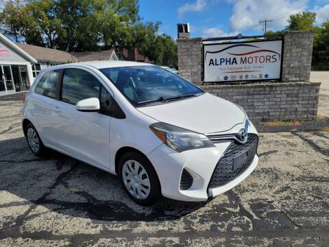 2015 Toyota Yaris for sale at Alpha Motors in New Berlin WI