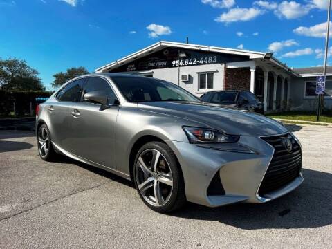 2018 Lexus IS 300 for sale at One Vision Auto in Hollywood FL
