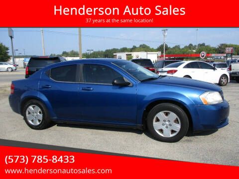 2010 Dodge Avenger for sale at Henderson Auto Sales in Poplar Bluff MO