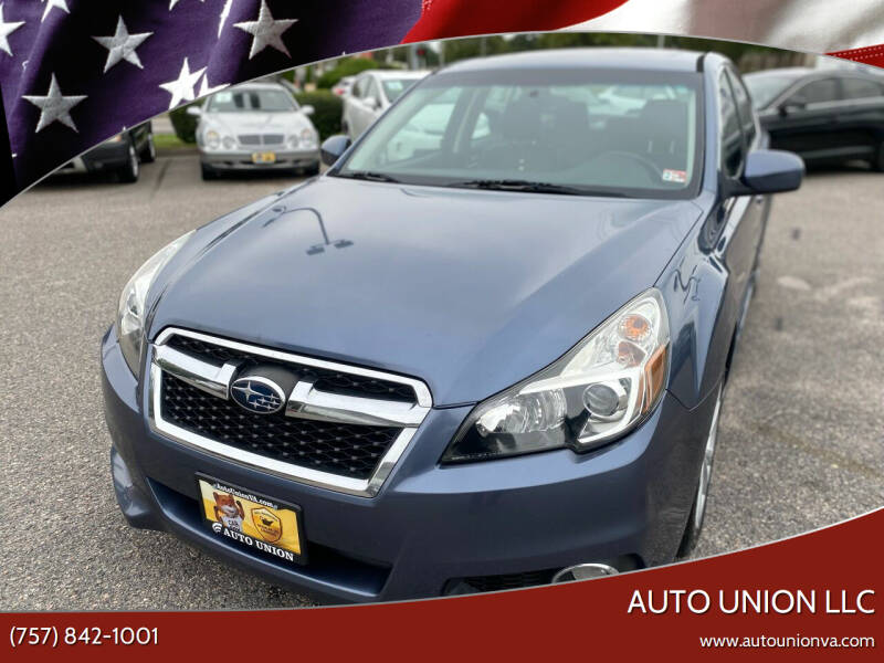2014 Subaru Legacy for sale at Auto Union LLC in Virginia Beach VA