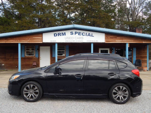 2013 Subaru Impreza for sale at DRM Special Used Cars in Starkville MS