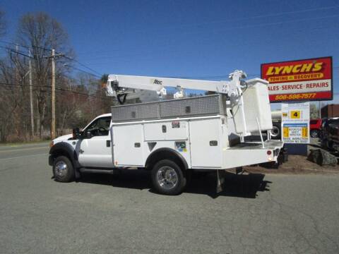 2014 Ford 6.7L V8 DIESEL F450 S/D BUCKET TRUCK for sale at Lynch's Auto - Cycle - Truck Center - Trucks and Equipment in Brockton MA