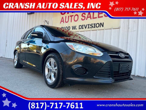 2014 Ford Focus for sale at CRANSH AUTO SALES, INC in Arlington TX