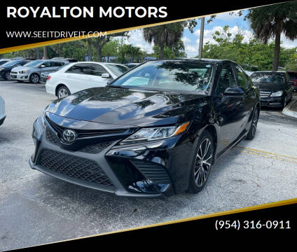 2020 Toyota Camry for sale at ROYALTON MOTORS in Plantation FL
