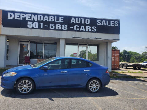 2013 Dodge Dart for sale at Dependable Auto Sales in Little Rock AR