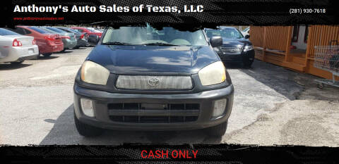 2001 Toyota RAV4 for sale at Anthony's Auto Sales of Texas, LLC in La Porte TX