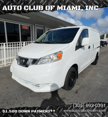 2017 Nissan NV200 for sale at AUTO CLUB OF MIAMI, INC in Miami FL